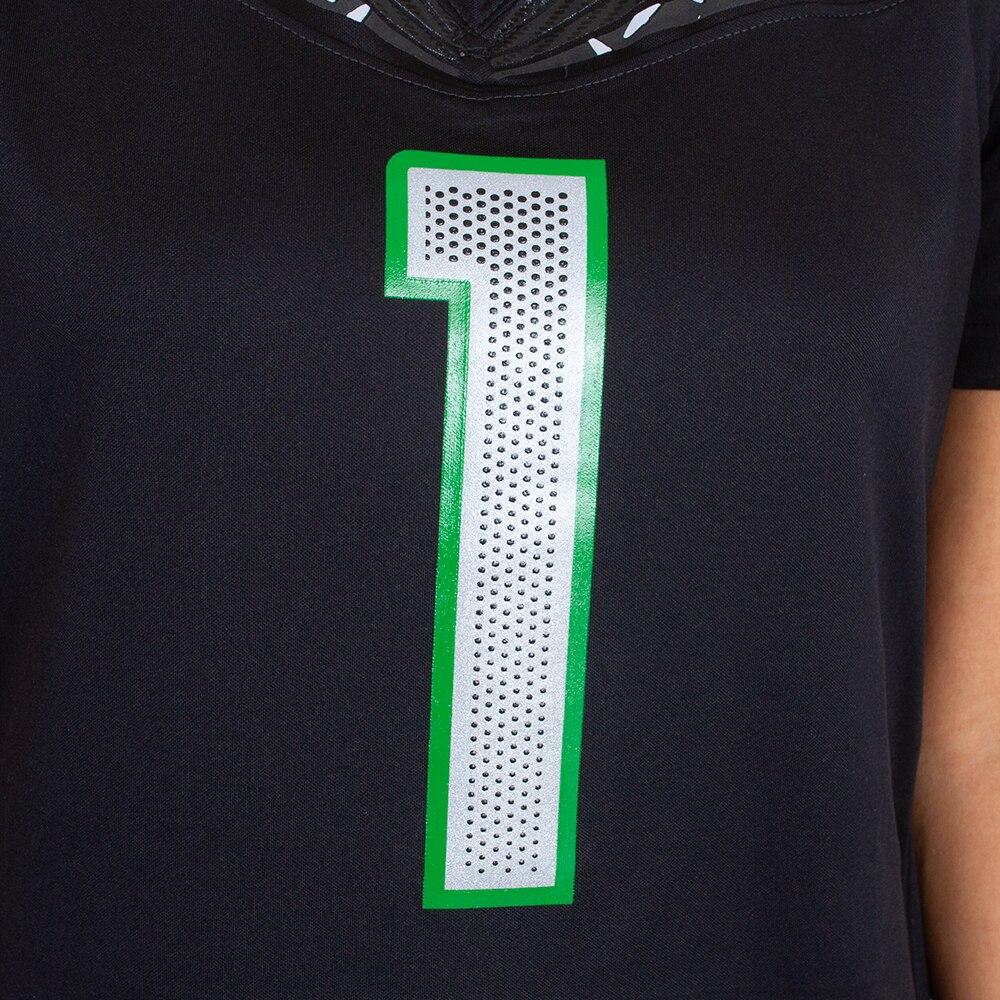 Classic Oregon O, Nike, Black, Jerseys, Women, Football, Game Jersey, #1, 795226